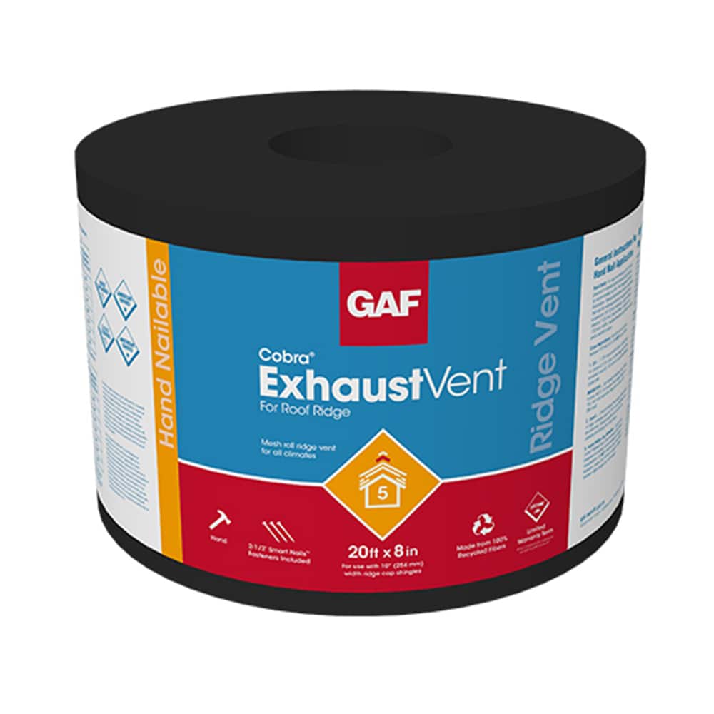 Cobra Exhaust Vent for Roof Ridge - Hand-nailable